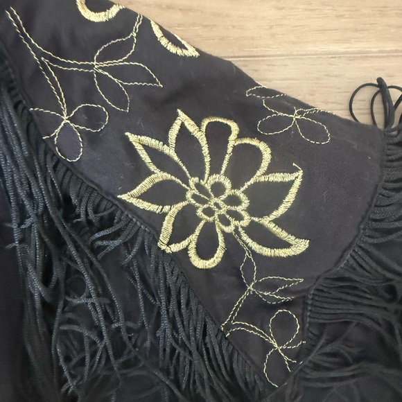 Chasing unicorns black dress fringed - Picture 3 of 6